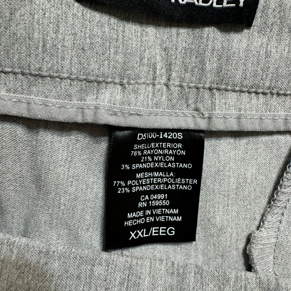 NWT  HILARY RADLEY LIGHT HEATHER GRAY w/TUMMY CONTROL PANTS  2X   #X - Picture 5 of 7